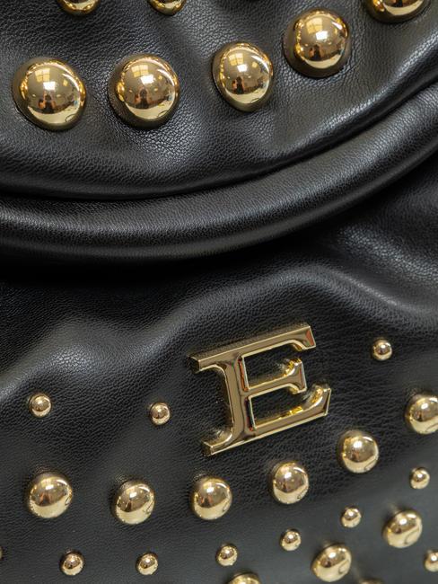 PRINCESS Shoulder bag with studs black gold - Women&rsquo;s Bags