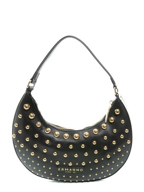 PRINCESS Shoulder bag with studs black gold - Women&rsquo;s Bags
