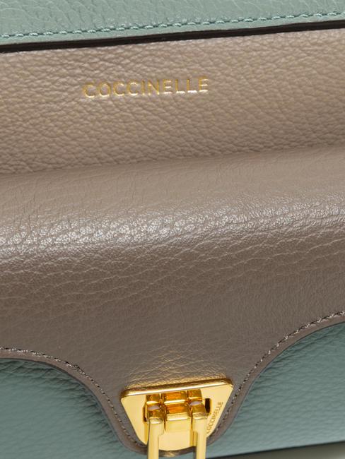 BEAT SOFT Tricolor Shoulder mini bag, in leather multicolor soap - Women&rsquo;s Bags
