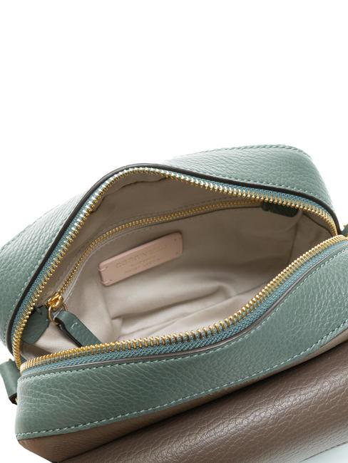 BEAT SOFT Tricolor Shoulder mini bag, in leather multicolor soap - Women&rsquo;s Bags