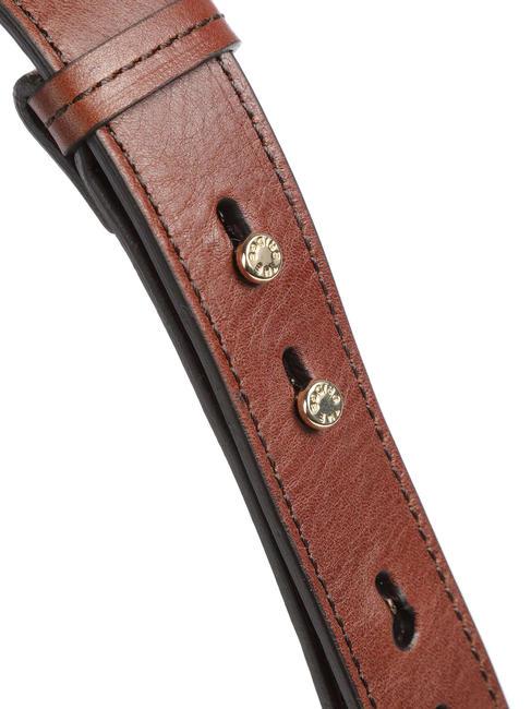 BENEDETTA Leather shoulder bag BROWN - Women&rsquo;s Bags