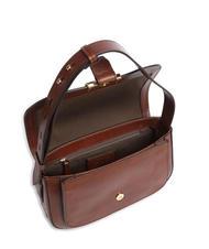 THE BRIDGE BENEDETTA Leather shoulder bag BROWN - Women&rsquo;s Bags - 5