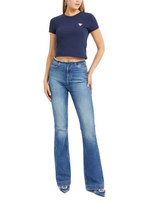 MINI TRIANGLE Slim fit T-shirt blackened blue - T-shirt