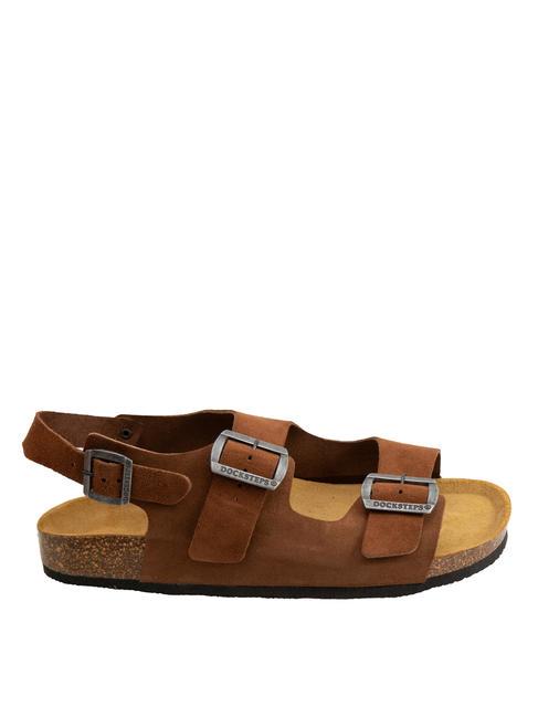 VEGA Suede slipper sandal tobacco - Men&rsquo;s shoes