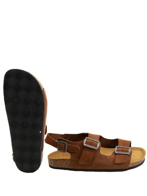 VEGA Suede slipper sandal tobacco - Men&rsquo;s shoes