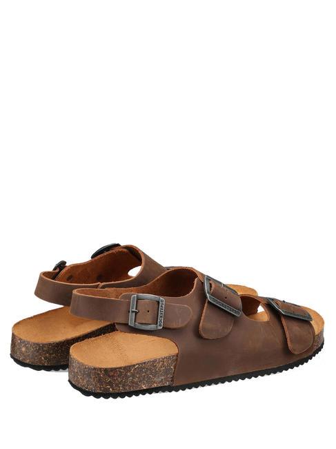 VEGA Suede slipper sandal tobacco - Men&rsquo;s shoes