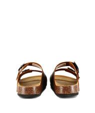 DOCKSTEPS VEGA Double buckle leather sandal dark brown - Men&rsquo;s shoes - 4