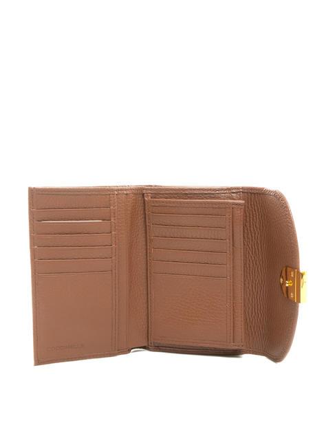 BLOSSOM Medium grained leather wallet BRULE - Women&rsquo;s Wallets