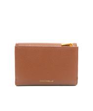 COCCINELLE BLOSSOM Medium grained leather wallet BRULE - Women&rsquo;s Wallets - 3
