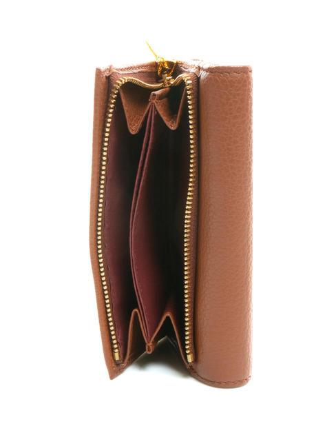 BLOSSOM Medium grained leather wallet BRULE - Women&rsquo;s Wallets