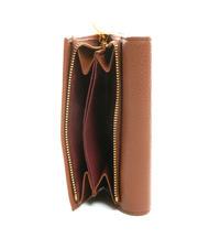 COCCINELLE BLOSSOM Medium grained leather wallet BRULE - Women&rsquo;s Wallets - 4