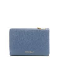 COCCINELLE BLOSSOM Medium grained leather wallet blueberry - Women&rsquo;s Wallets - 3