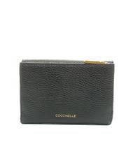 COCCINELLE BLOSSOM Medium grained leather wallet Black - Women&rsquo;s Wallets - 3