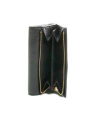 COCCINELLE BLOSSOM Medium grained leather wallet Black - Women&rsquo;s Wallets - 4
