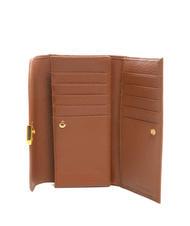 COCCINELLE BLOSSOM Large textured leather wallet BRULE - Women&rsquo;s Wallets - 2