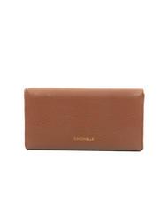 COCCINELLE BLOSSOM Large textured leather wallet BRULE - Women&rsquo;s Wallets - 3