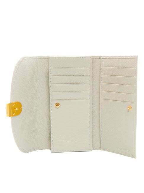 BLOSSOM Large textured leather wallet mulberry - Women&rsquo;s Wallets