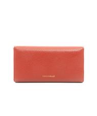 COCCINELLE BLOSSOM Large textured leather wallet Maple - Women&rsquo;s Wallets - 3