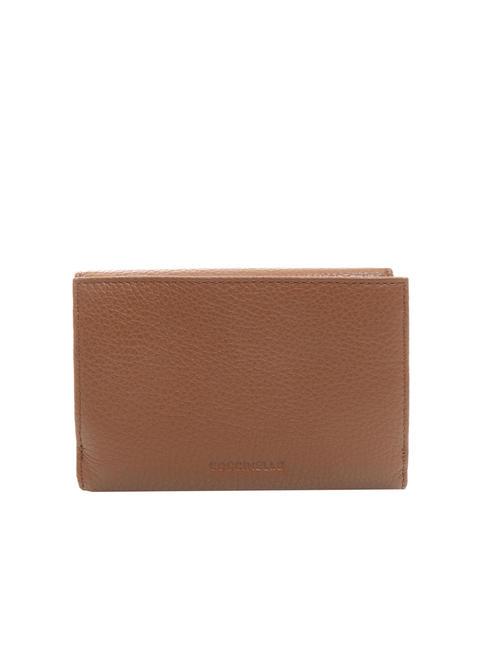DORA Small textured leather wallet BRULE - Women&rsquo;s Wallets