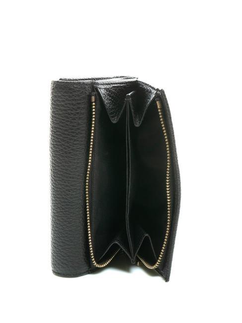 DORA Small textured leather wallet Black - Women&rsquo;s Wallets