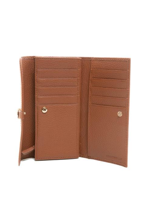DORA Medium grained leather wallet BRULE - Women&rsquo;s Wallets