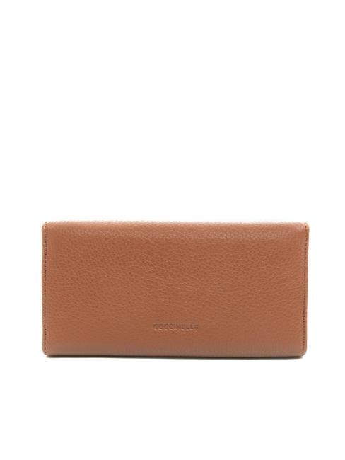 DORA Medium grained leather wallet BRULE - Women&rsquo;s Wallets