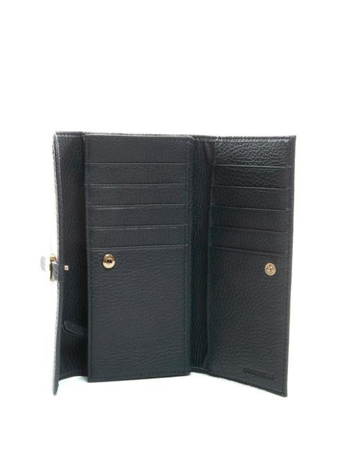 DORA Medium grained leather wallet dARKBlue - Women&rsquo;s Wallets