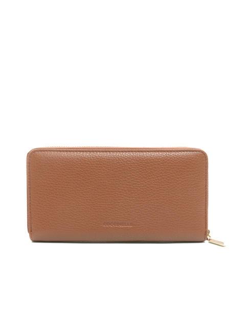 DORA Large leather zip around wallet BRULE - Women&rsquo;s Wallets