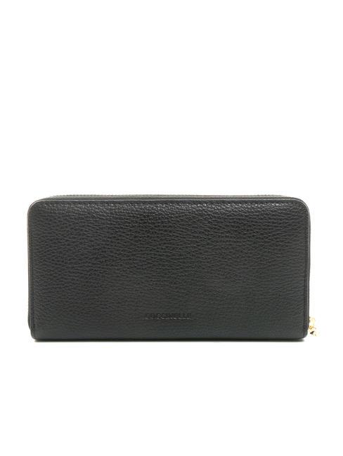 DORA Large leather zip around wallet Black - Women&rsquo;s Wallets