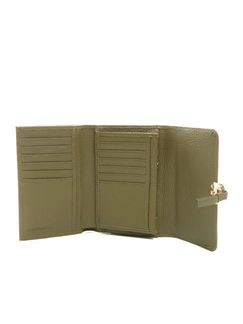DOT Small textured leather wallet loden - Women&rsquo;s Wallets