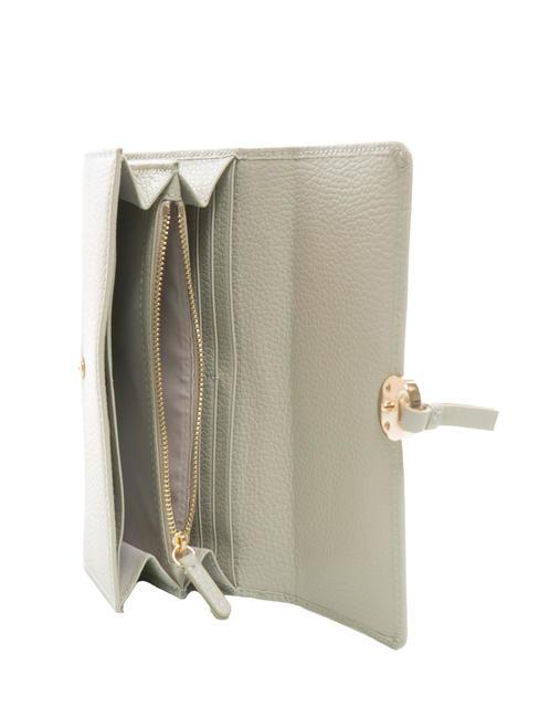 DOT Large textured leather wallet mulberry - Women&rsquo;s Wallets