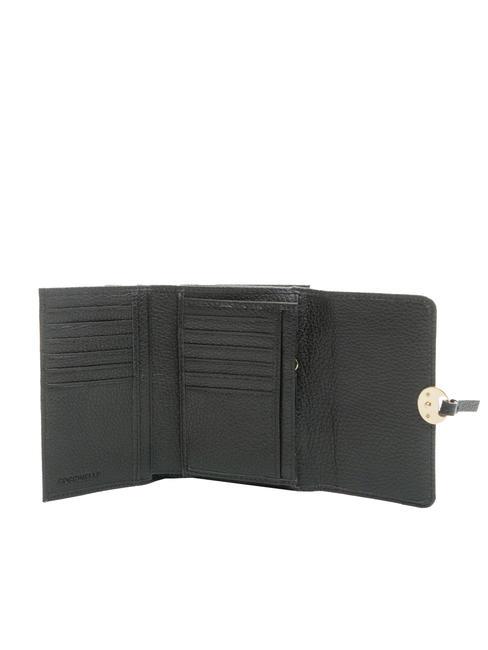 DOT Small textured leather wallet Black - Women&rsquo;s Wallets