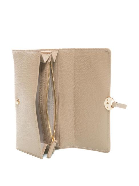 DOT Large textured leather wallet powder pink - Women&rsquo;s Wallets
