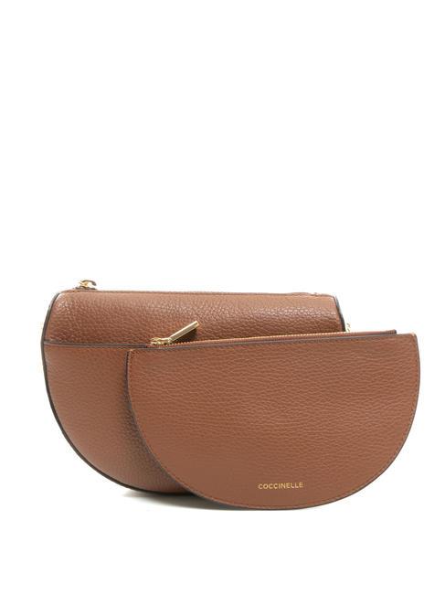 KALI Leather shoulder bag with pouch BRULE - Women&rsquo;s Bags