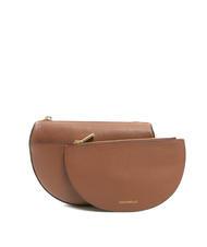COCCINELLE KALI Leather shoulder bag with pouch BRULE - Women&rsquo;s Bags - 3