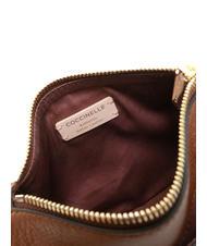 COCCINELLE KALI Leather shoulder bag with pouch BRULE - Women&rsquo;s Bags - 7