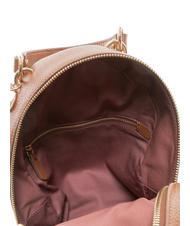 COCCINELLE ALPHA Textured leather backpack BRULE - Women&rsquo;s Bags - 4