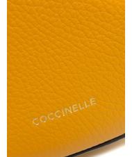 COCCINELLE KALI Leather shoulder bag with pouch resin - Women&rsquo;s Bags - 6