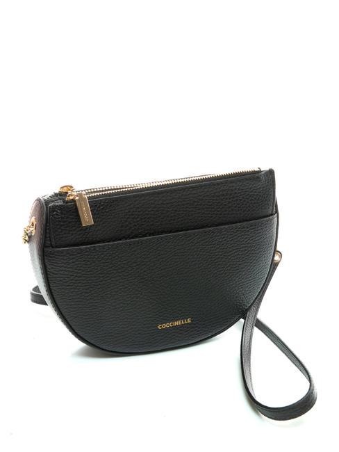 KALI Leather shoulder bag with pouch Black - Women&rsquo;s Bags