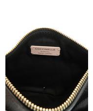 COCCINELLE KALI Leather shoulder bag with pouch Black - Women&rsquo;s Bags - 7
