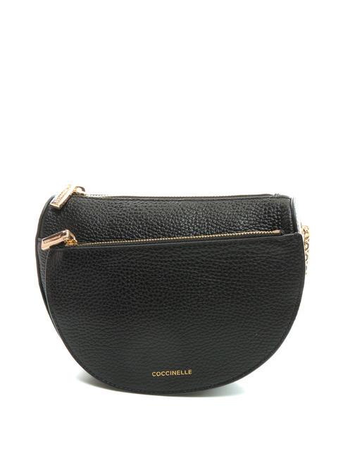 KALI Leather shoulder bag with pouch Black - Women&rsquo;s Bags