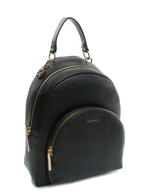 ALPHA Textured leather backpack Black - Women&rsquo;s Bags