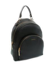 COCCINELLE ALPHA Textured leather backpack Black - Women&rsquo;s Bags - 2