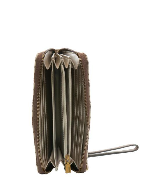 LAUREL Logo Wallet with wristlet brown - Women&rsquo;s Wallets