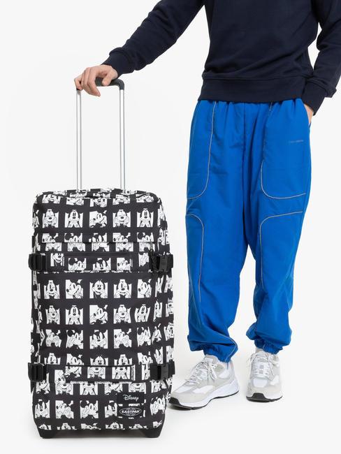 TRANSIT'R M x DISNEY 100 Medium size trolley mickey faces - Semi-rigid Trolley Cases