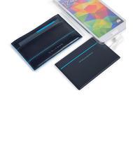 PIQUADRO BLUE SQUARE Power Bank 1500 mah with leather case RED - Travel Accessories - 2