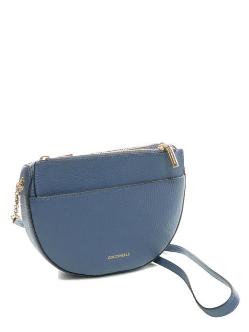KALI Leather shoulder bag with pouch blueberry - Women&rsquo;s Bags