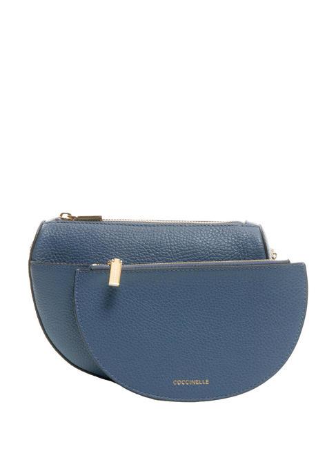 KALI Leather shoulder bag with pouch blueberry - Women&rsquo;s Bags