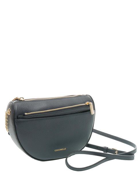 KALI Leather shoulder bag with pouch dARKBlue - Women&rsquo;s Bags