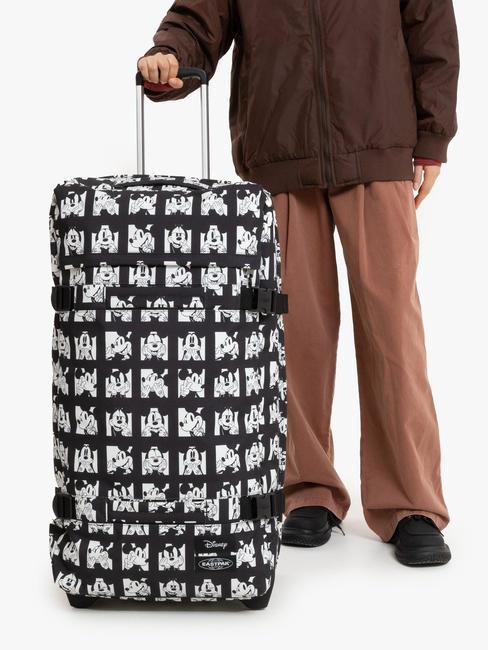 TRANSIT'R L x DISNEY 100 Large size trolley mickey faces - Semi-rigid Trolley Cases